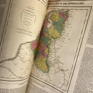 [ATLASES AND MAPS] A COMPLETE GENEALOGICAL, HISTORICAL, CHRONOLOGICAL, AND GEOGRAPHICAL ATLAS; BEING A GENERAL GUIDE TO HISTORY, BOTH ANCIENT AND MODERN: EXHIBITING AN ACCURATE ACCOUNT OF THE ORIGIN, DESCENT, AND MARRIAGES OF ALL THE ROYAL FAMILIES FROM THE BEGINNING OF THE WORLD: TOGETHER WITH THE VARIOUS POSSESSIONS, FOREIGN WARS, BATTLES OF RENOWN AND REMARKABLE EVENTS, TO THE BATTLE OF WATERLOO ... THE WHOLE FORMING A COMPLETE SYSTEM OF HISTORY AND GEOGRAPHY.