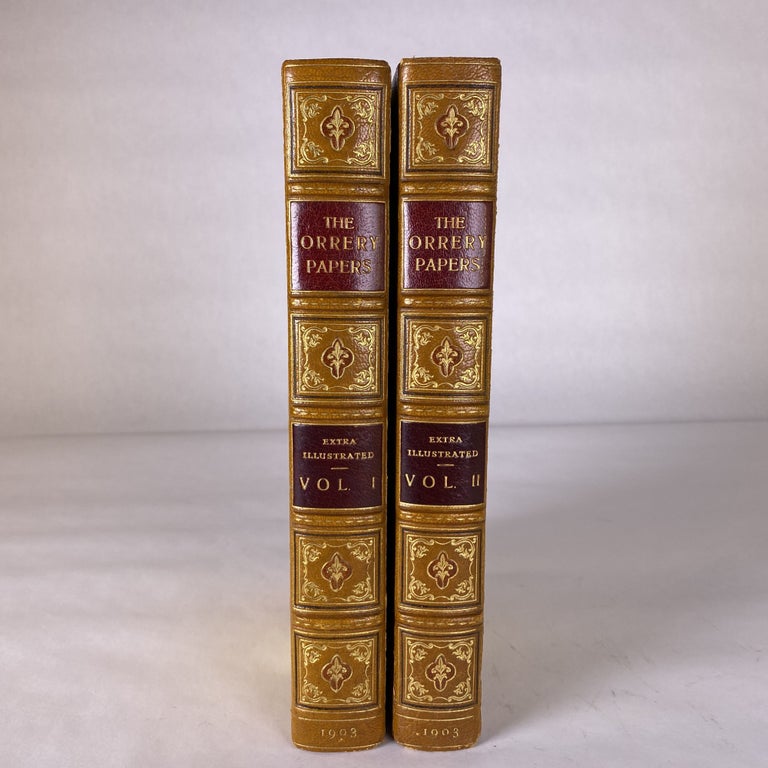 Item #292353 [FINE BINDINGS] [EXTRA-ILLUSTRATED] THE ORRERY PAPERS. (2 VOLUMES). The Countess of Cork and Orrery.