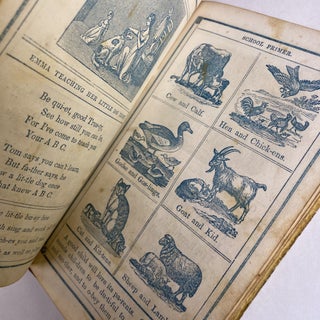 [CHILDREN] THE BLUE PICTORIAL PRIMER; DESIGNED FOR THE USE OF SCHOOLS AND FAMILIES. EMBELLISHED WITH MORE THAN ONE HUNDRED FINE ENGRAVINGS.