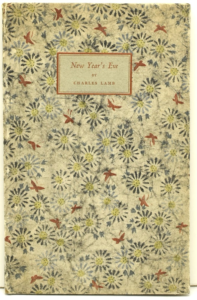 Item #292853 NEW YEAR’S EVE. Charles Lamb |, Frederic Warde.