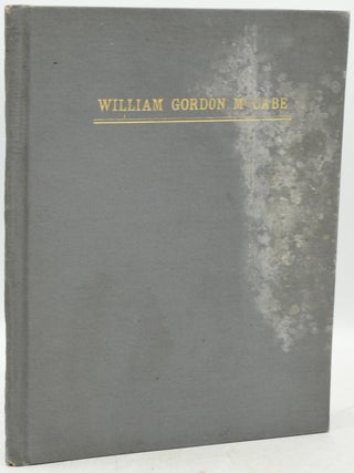 Item #292861 WILLIAM GORDON McCABE. A BRIEF MEMOIR. Arminstead Gordon