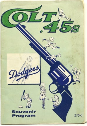 Item #292876 [SOUVENIR PROGRAM] [BASEBALL] COLT .45s | DODGERS, 1963