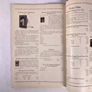 [PHOTOGRAPHY] [TRADE CATALOGUES] EASTMAN KODAK STORES (Kansas City, MO) ILLUSTRATED CATALOGUE OF PHOTOGRAPHIC APPARATUS LENSES AND MATERIALS FOR ALL BRANCHES OF THE PHOTOGRAPHIC PROFESSION (CATALOGUE NO. 29)