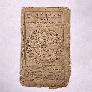 Item #293412 [ALMANACS AND DIRECTORIES] AN ALMANACK FOR THE YEAR OF OUR LORD AND SAVIOUR, 1778. ...