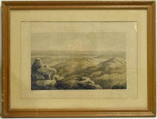 PRINT] ALBUM OF VIRGINIA. VIEW FROM THE PEAK OF OTTER. Edward Beyer.