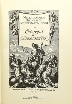 NEDERLANDSCH HISTORISCH SCHEEPVAART MUSEUM: CATALOGUS DER BIBLIOTHEEK (2 VOLUMES).
