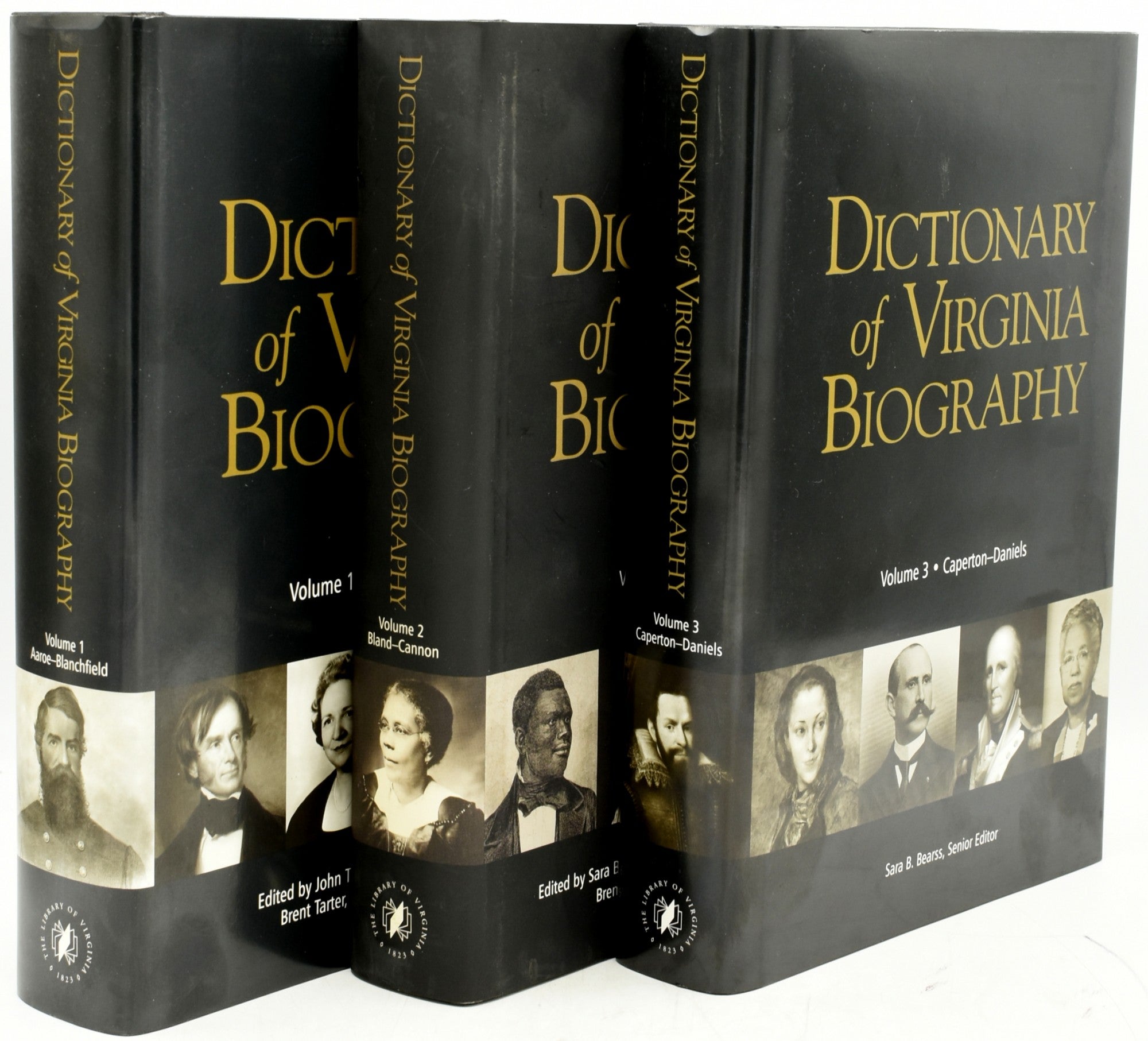 VIRGINIA REFERENCE DICTIONARY OF VIRGINIA BIOGRAPHY. 3 VOLUMES 1, 2 ...