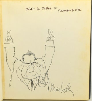 Item #295133 [ORIGINAL DRAWING] [SIGNED] MacNelly: The Pulitzer Prize Winning Cartoonist. Jeff...