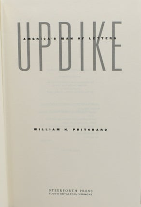 [SIGNED] UPDIKE: AMERICA’S MAN OF LETTERS