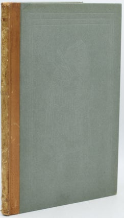 Item #296217 THE CANTERBURY TALE OF THE MILLER. Geoffrey Chaucer |, Van Wyck William