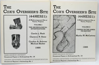 Item #296333 [ARCHAEOLOGY] THE COX’S OVERSEER’S SITE (44HE321); A MULTICOMPONENT SITE AT...