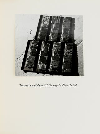 [SPECIAL PRESS] [PENTAGRAM PRESS] THE PENTAGRAM PRESS COMMONPLACE BOOK. A SELECTION OF TYPOGRAPHIC INTERPRETATIONS.