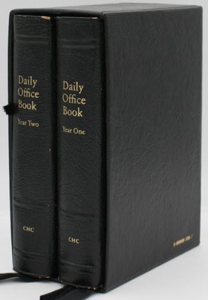 Item #296656 [RELIGION] [PRAYER] THE DAILY OFFICE BOOK. YEAR ONE; YEAR TWO; 2 VOLUMES; SLIPCASE