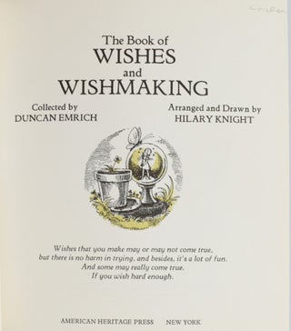 [SIGNED] [ILLUSTRATED] THE BOOK OF WISHES AND WISHMAKING
