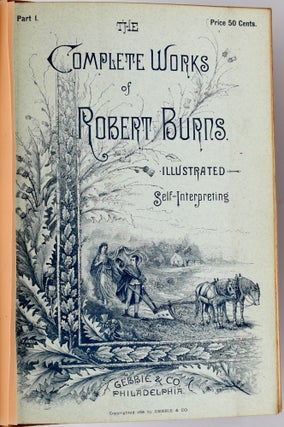 [SALESMAN’S SAMPLE BOOK] THE COMPLETE WORKS OF ROBERT BURNS [WITH PROSPECTUS]