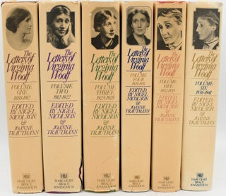 Item #296882 [LITERATURE] THE LETTERS OF VIRGINIA WOOLF. [6 VOLUMES]. Virginia Woolf | Nigel...