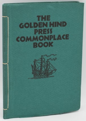 Item #296980 [SPECIAL PRESS] THE GOLDEN HIND PRESS COMMONPLACE BOOK: A GROUP OF TRIAL PAGES....