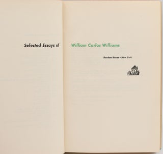 [LITERATURE] SELECTED ESSAYS OF WILILAMS CARLOS WILLIAMS
