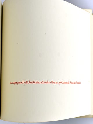 [SPECIAL PRESS] [SIGNED] THE MOMENTS RETURN: A POEM
