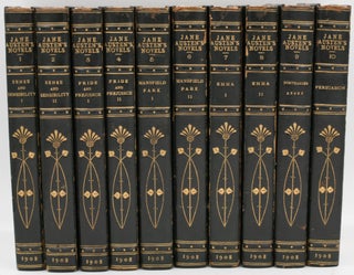 Item #297112 [FINE BINDINGS] THE NOVELS OF JANE AUSTEN (IN TEN VOLUMES). Jane Austen | C. E. Brock