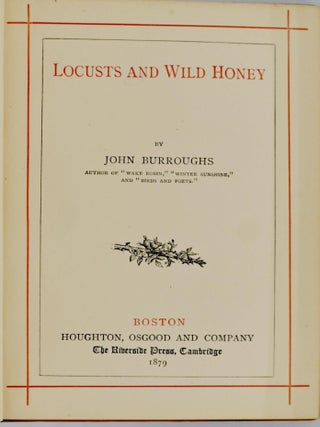 [LITERATURE] [SIGNED] LOCUSTS AND WILD HONEY