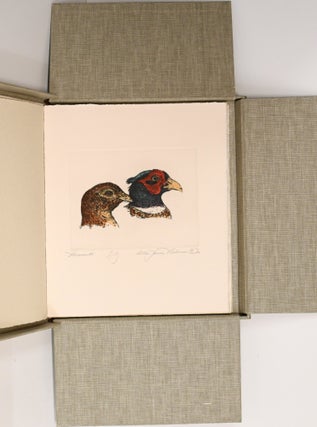 [SPECIAL PRESS] GAMEBIRDS AND WATERFOWL. TEN ETCHINGS HAND-COLORED BY ALAN JAMES ROBINSON [SPECIAL SUITE]