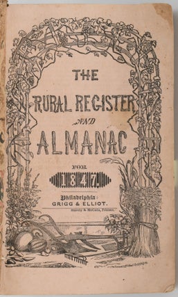 Item #297138 [AMERICANA] LANDRETH’S RURAL REGISTER AND ALMANAC FOR 1847. avid, Landreth