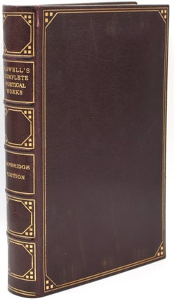 Item #297198 [FINE BINDING] THE COMPLETE POETICAL WORKS OF JAMES RUSSELL LOWELL [THE CAMBRIDGE...