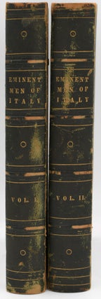 Item #297226 [SCIENCE] LIVES OF LITERARY AND SCIENTIFIC MEN OF ITALY [2 VOLUMES; COMPLETE]. Mrs....