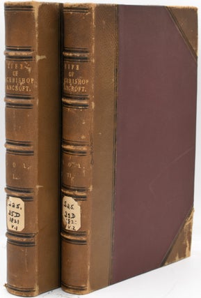 Item #297325 [RELIGION] THE LIFE OF WILLIAM SANCROFT, ARCHBISHOP OF CANTERBURY.[2 VOLUMES] ...
