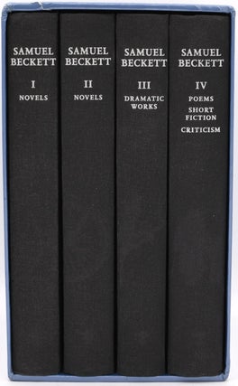 Item #297628 [LITERATURE] [SLIPCASE] THE GROVE CENTENARY EDITION. [FOUR VOLUMES] I. NOVELS; II....