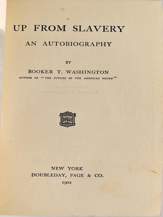 [AUTOBIOGRAPHY] UP FROM SLAVERY