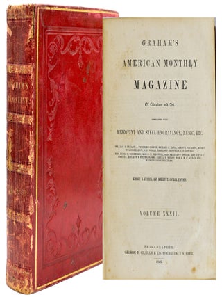 Item #298572 [literature] GRAHAM&rsquo;S AMERICAN MONTHLY MAGAZINE OF LITERATURE AND ART. EMBELLISHED...