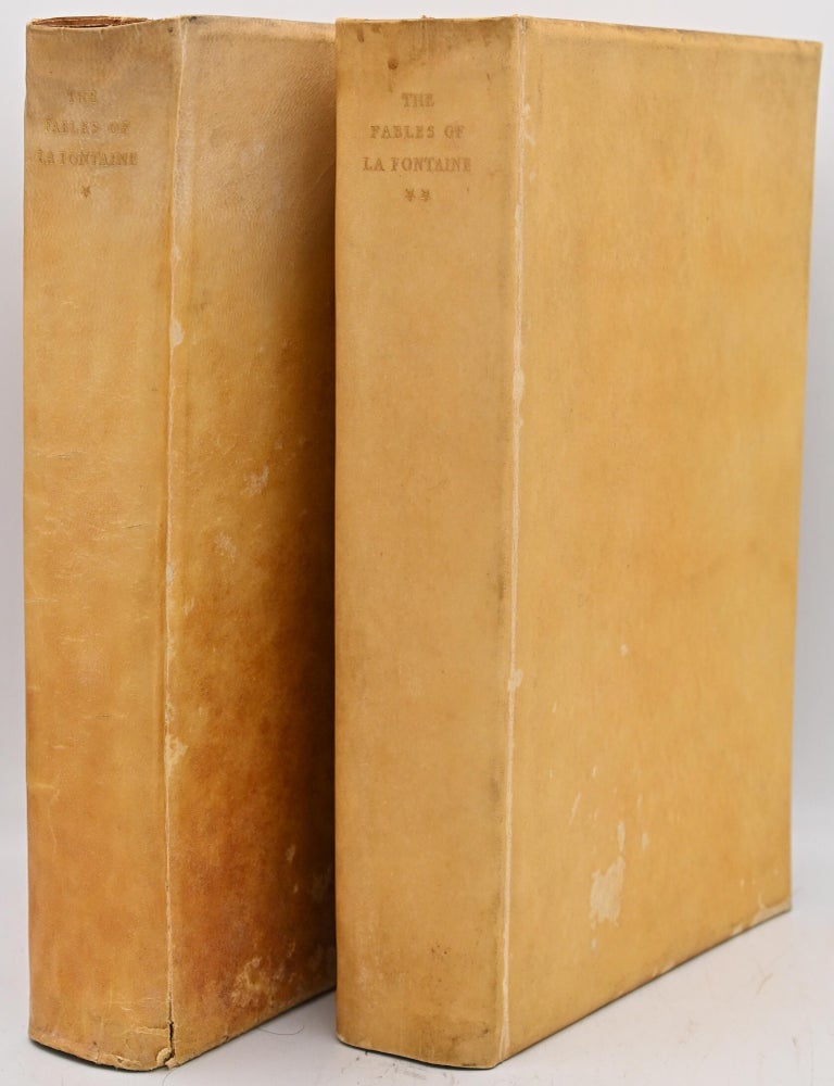 Item #298684 [LITERATURE] THE FABLES OF JEAN DE LA FONTAINE VOL I & II. Edward Marsh, Stephen Gooden.