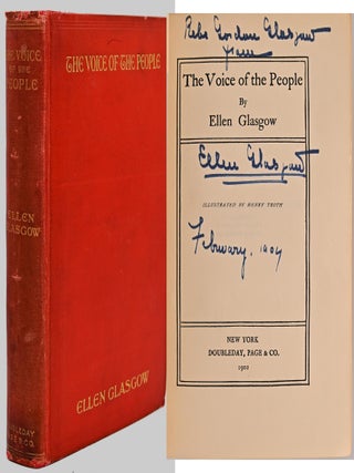 Item #298727 [SIGNED] [LITERATURE] THE VOICE OF THE PEOPLE. Ellen Glasgow