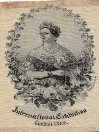 Item #298732 [HISTORY] [EPHEMERA] QUEEN VICTORIA INTERNATIONAL EXHIBITION RIBBON