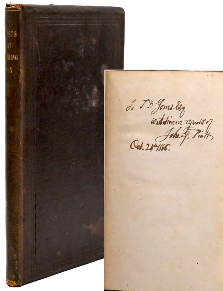 Item #298779 [SIGNED] [POETRY] THE NESTS AT WASHINGTON AND OTHER POEMS. Sarah M. Bryan Piatt John James Piatt.