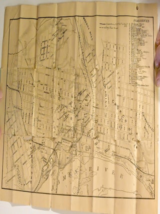 [VIRGINIA] [MINIATURE] [FOLDING MAP] MAP OF THE CITY OF RICHMOND, VA. A SOUVENIR OF THE YORKTOWN CENTENNIAL, OCTOBER 18th, 1881