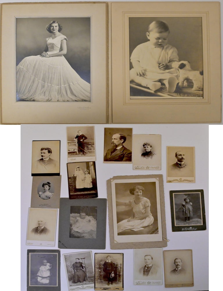 Item #298922 [VIRGINIA] [RICHMOND] LOT OF EARLY PORTRAIT PHOTOGRAPHY.
