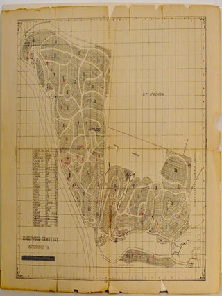 Item #298924 [VIRGINIA] [RICHMOND] MAP OF HOLLYWOOD CEMETERY