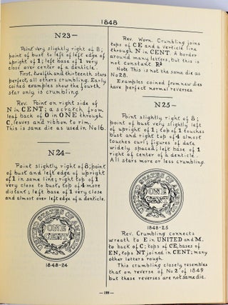 UNITED STATES COPPER CENTS, 1816-1857