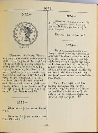 UNITED STATES COPPER CENTS, 1816-1857