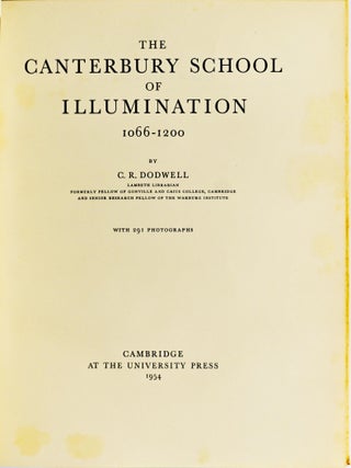 [ART] THE CANTERBURY SCHOOL OF ILLUMINATION 1066-1200