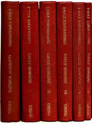 Item #299969 RECEUIL GENERAL DES BAS-RELIEFS DE LA GAULE ROMAINE. ( 6 ODD VOLUMES, I, VI, VII,...