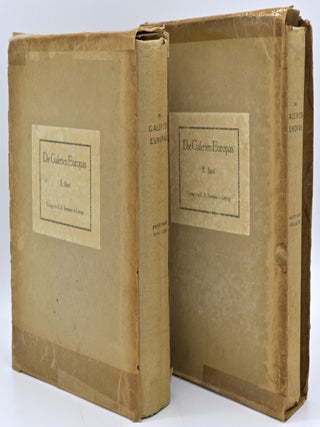 DIE GALERIEN EUROPAS. ERSTER BAND. TAFEL 1-100 AND ZWWEITER BAN TAFEL 101-200 (2 VOLUME)