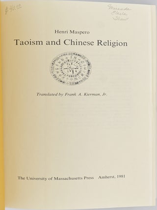 [RELIGION] TAOISM AND CHINESE RELIGION