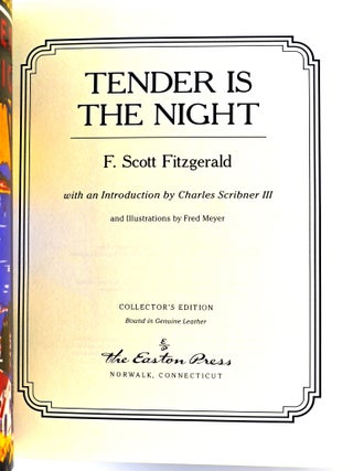 [LITERATURE] TENDER IS THE NIGHT