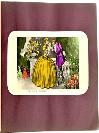 HOMEMADE ALBUM OF FRENCH ILLUSTRATIONS