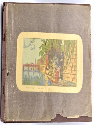 HOMEMADE ALBUM OF FRENCH ILLUSTRATIONS