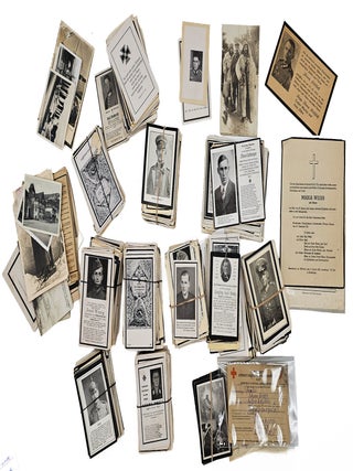 [WWII] GERMAN DEATH NOTICES (APPROXIMATELY 1500) A SIGNIFICANT COLLECTION & EPHEMERA